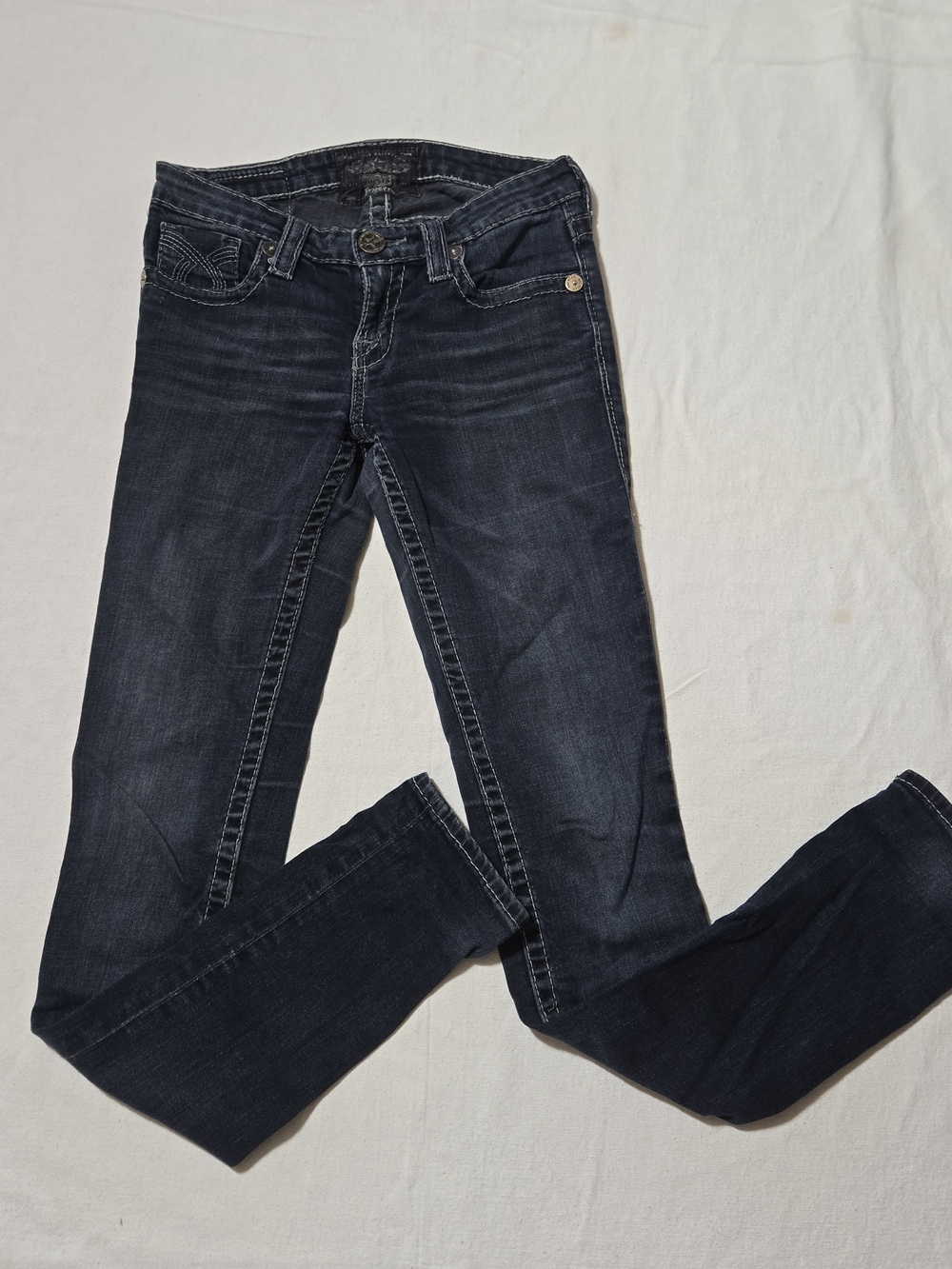 Big Star Vintage Skinny Jeans in Dark Blue Wash